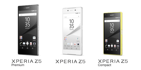 Sony Xperia Z5 Xperia Z5 Premium Xperia Z5 Compact
