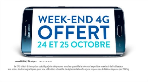 Bouygues Telecom Week-End Ilimite 24 25 Octobre