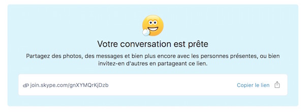 Skype Lien Conversation
