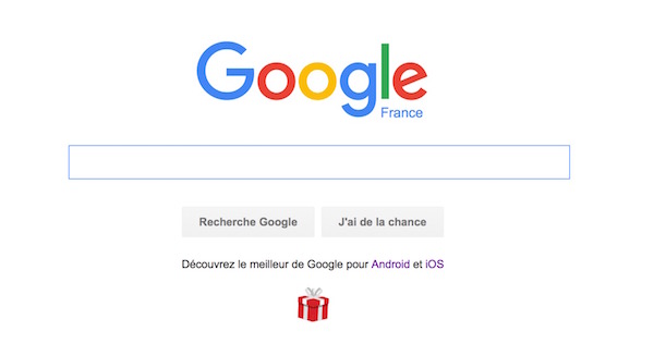 Google Page Accueil Applications iOS Android Noel