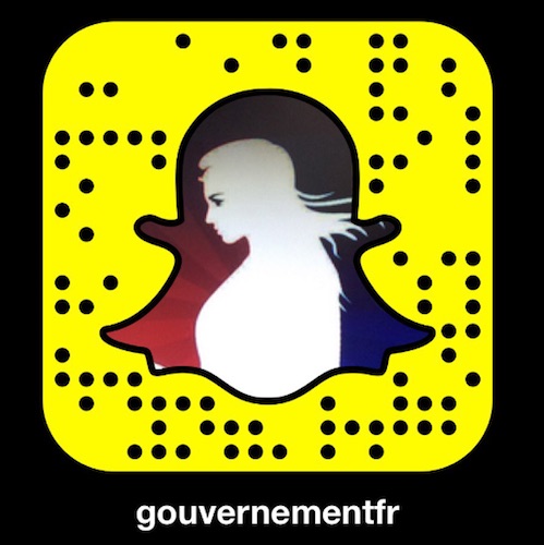 Snapchat Gouvernement Francais