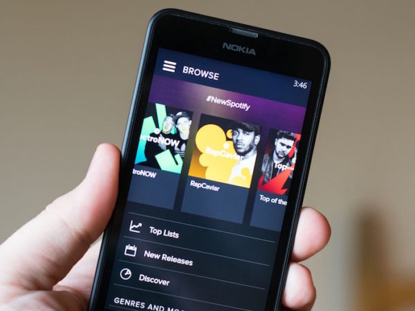 Spotify Application Windows Phone