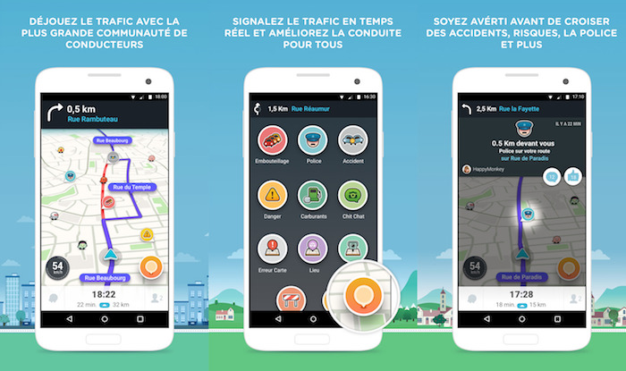 Waze 4.0 Application Android