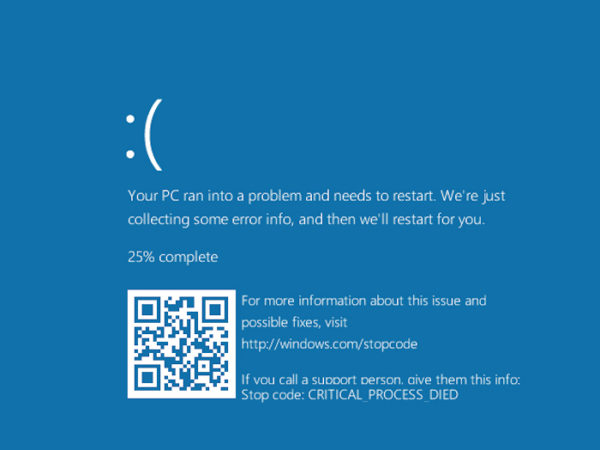 Windows 10 Crash QR Code