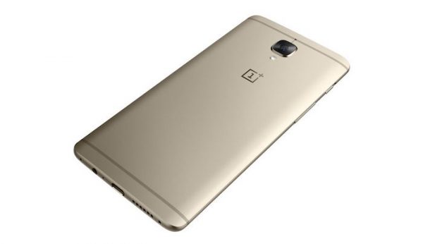OnePlus 3 Arriere Or Officiel