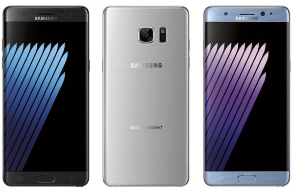 Samsung Galaxy Note 7 Officiel Avant Arriere