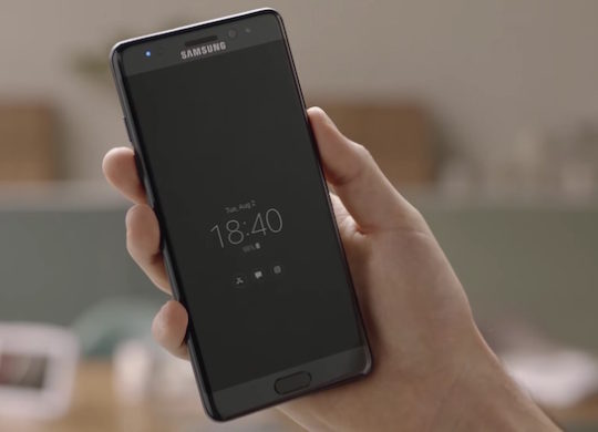 Galaxy Note 7 Always On Display