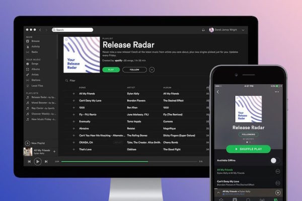 Spotify Radar des Sorties Playlist
