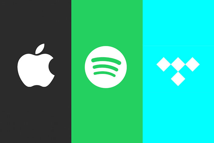 Apple Music Spotify Tidal