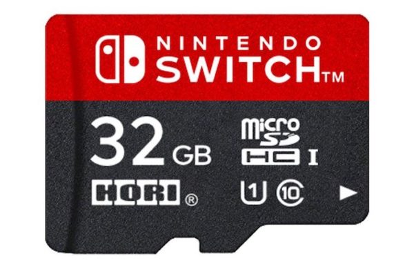 Carte MicroSD Nintendo Switch Hori 600x387