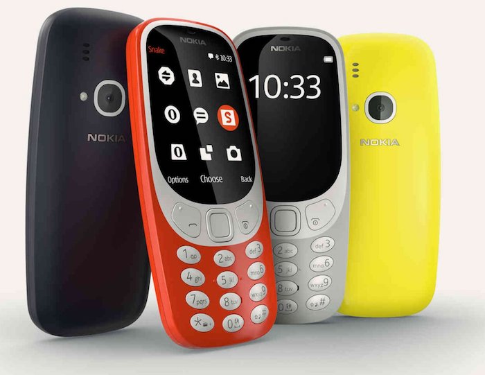 Nokia 3310 2017 Couleurs