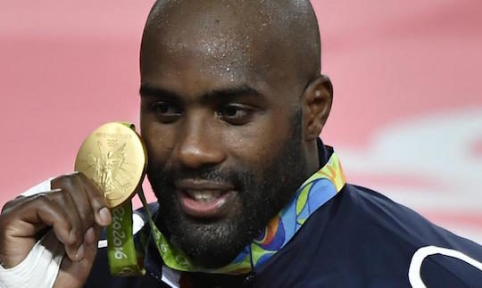 Teddy Riner Medaille Or Jeux Olympiques 2016