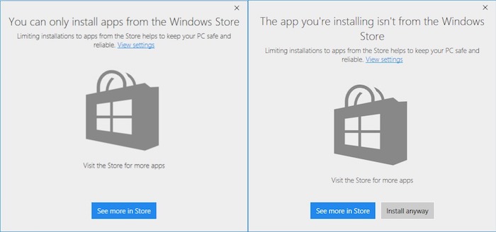 Windows 10 Bloquer Installation Application