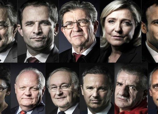 Candidats Election Presidentielle 2017