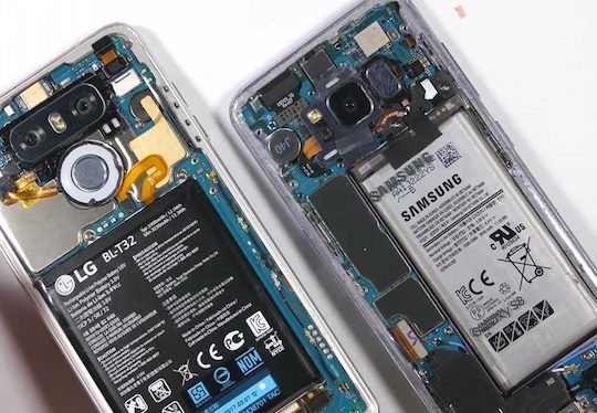 Galaxy S8 LG G6 Transparents