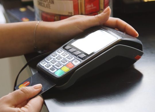 MasterCard Carte Bancaire Capteur Empreintes