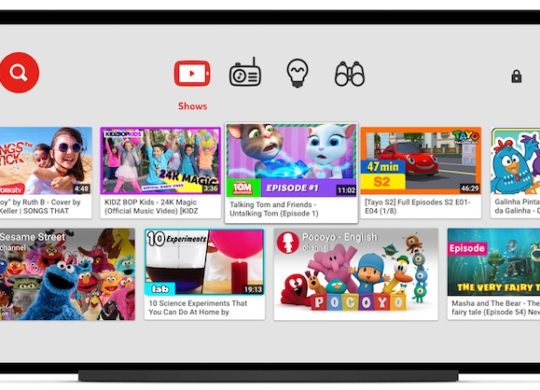 YouTube Kids Application TV Connectee