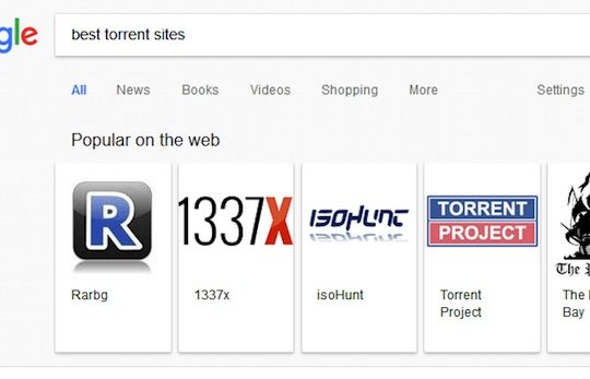 Insolite Google Liste Meilleurs Sites Torrents