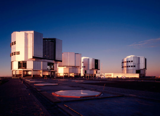 A view of VLT in Paranal