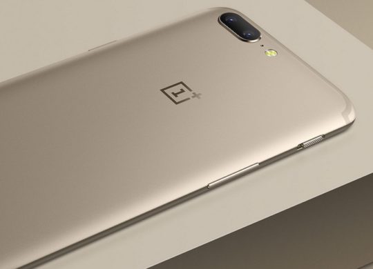 OnePlus 5 Arriere Or