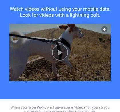 Facebook Instant Videos Application Android