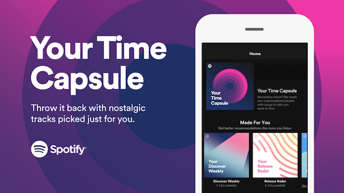 Spotify Playlist Capsule Temporelle