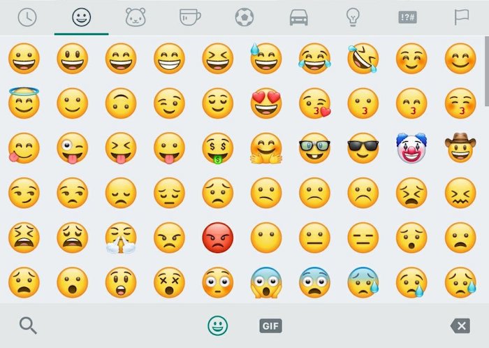 WhatsApp Nouveaux Emojis