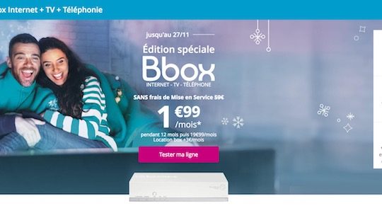 Bouygues Promo Bbox Novembre 2017