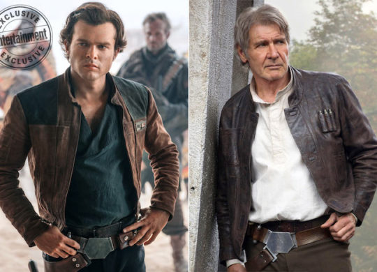 Alden Ehrenreich Harrison Ford Han Solo