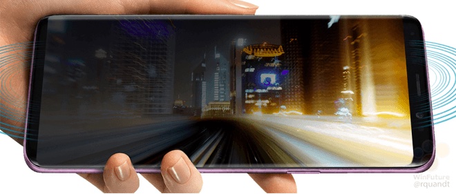Galaxy S9 Ecran Violet