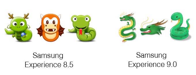 Samsung Android Oreo Vs Nougat Emojis 1