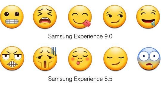 Samsung Android Oreo vs Nougat Emojis 5