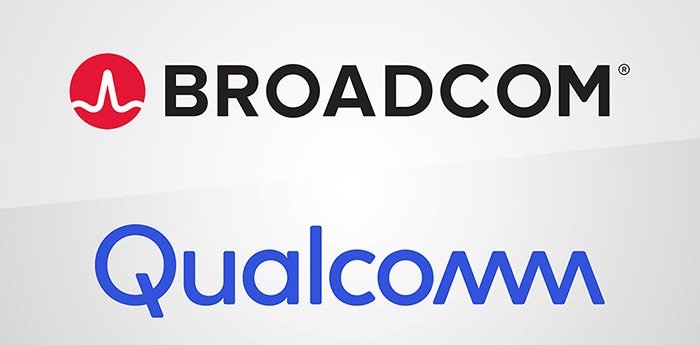 Broadcom Qualcomm Logos