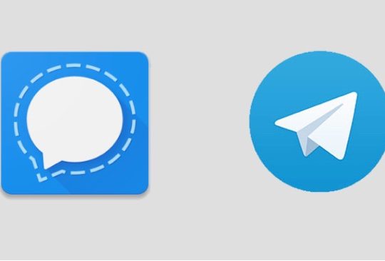 Signal Telegram Icones Logos