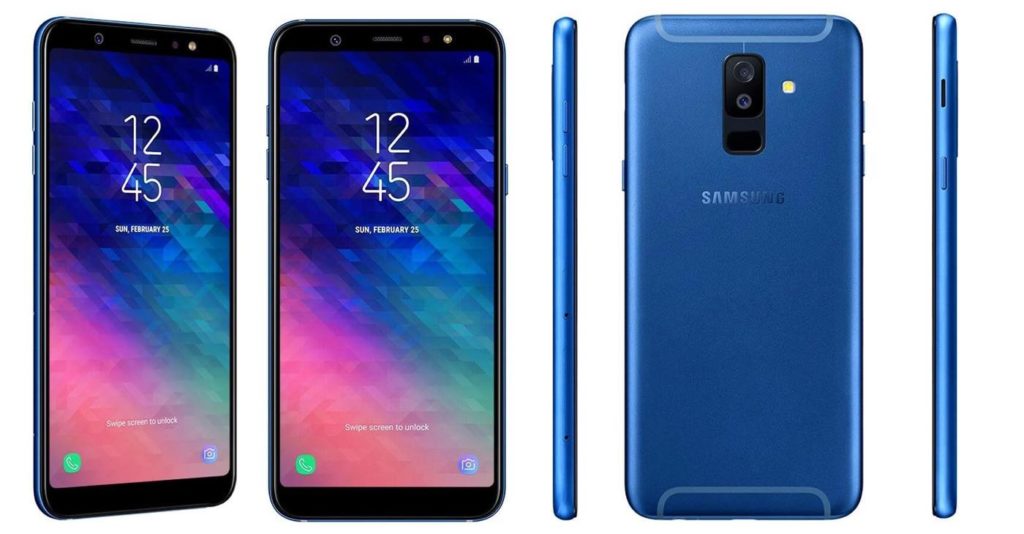 Samsung Galaxy A6 Officiel Bleu 1024x534