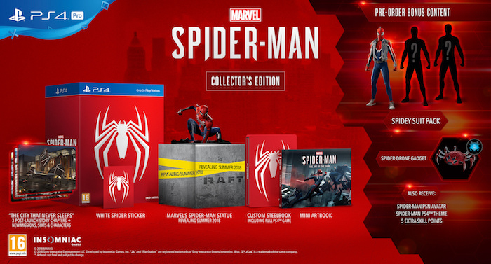 Spider Man PS4 Edition Collector