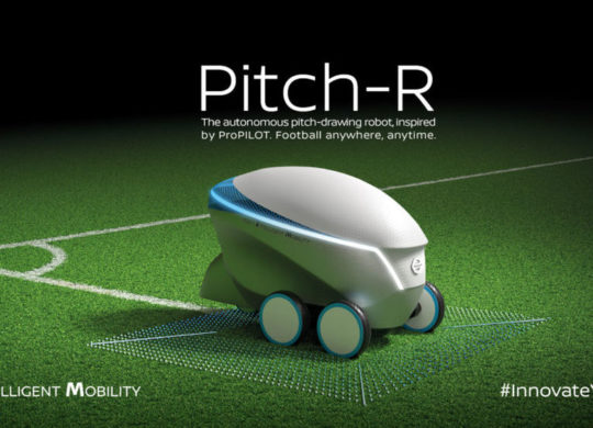 Nissan scores with Pitch-R robot at 2018 UEFA Champion’s League Final Kyiv 2018