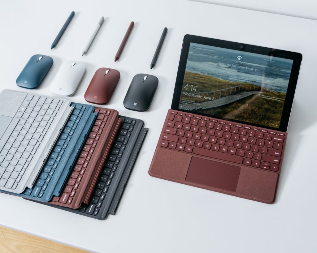 Microsoft Surface Go Couleurs Et Accessoires 1024x818