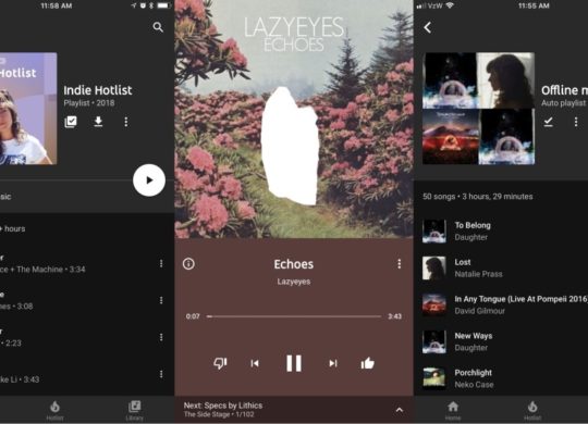 YouTube Music Application iPhone