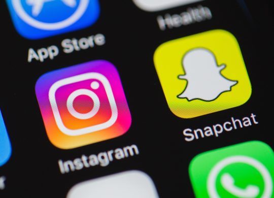 Instagram et Snapchat Icones Logos
