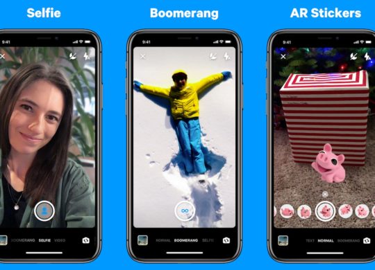 Facebook Messenger Mode Portrait Boomerang Autocollant