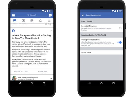 Facebook Localisation Android