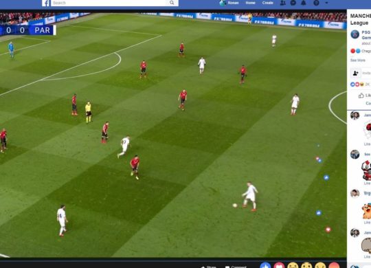 Facebook PSG Manchester Streaming Illegal