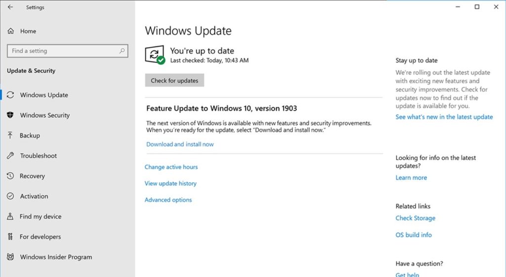 Windows 10 Controle Des Mises A Jour 1024x560