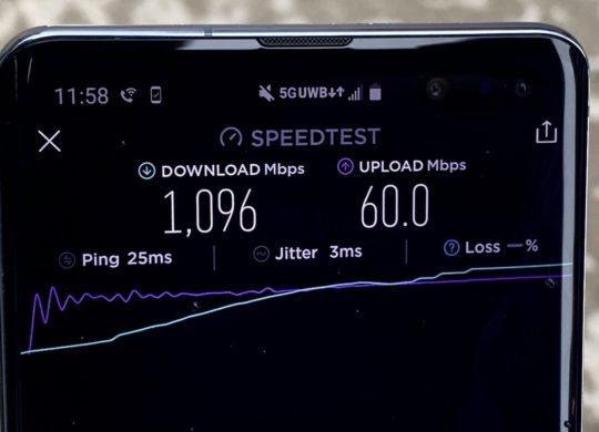 5G 1 Gbps Speedtest