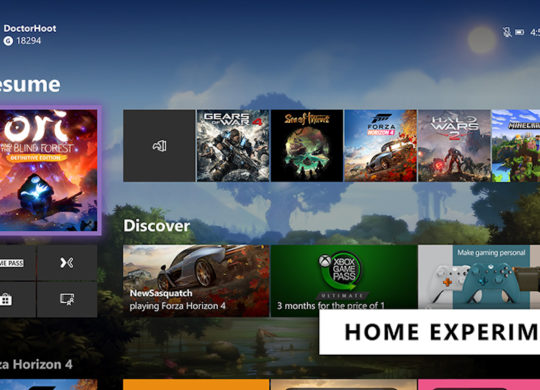 Xbox One Nouvelle Interface 2019