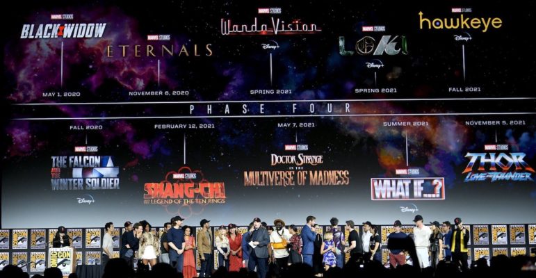 Marvel MCU Phase 4 Calendrier