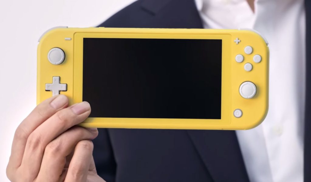 Nintendo Switch Lite Jaune Avant 1024x602