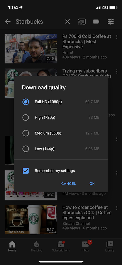 YouTube Premium Telechargement Video 1080p