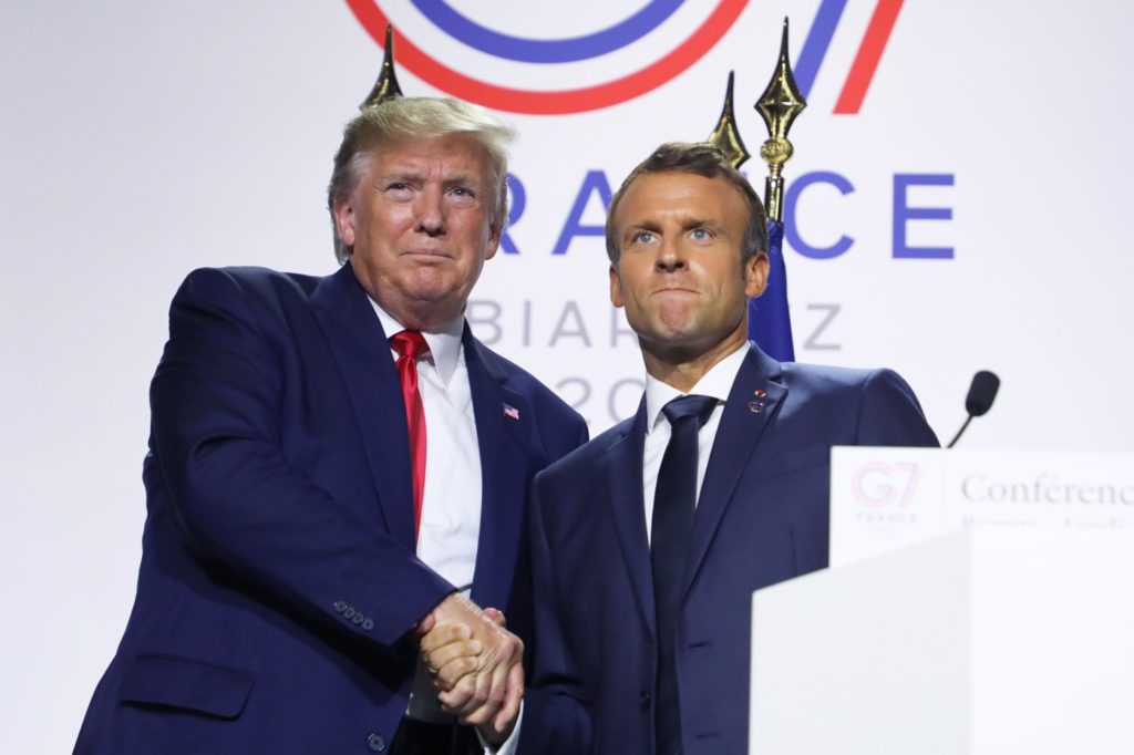 Donald Trump Et Emmanuel Macron G7 2019 1024x682